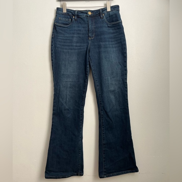 Kut from the Kloth Women's Ana High Rise Fab Ab Flare Jeans - Picture 13 of 13